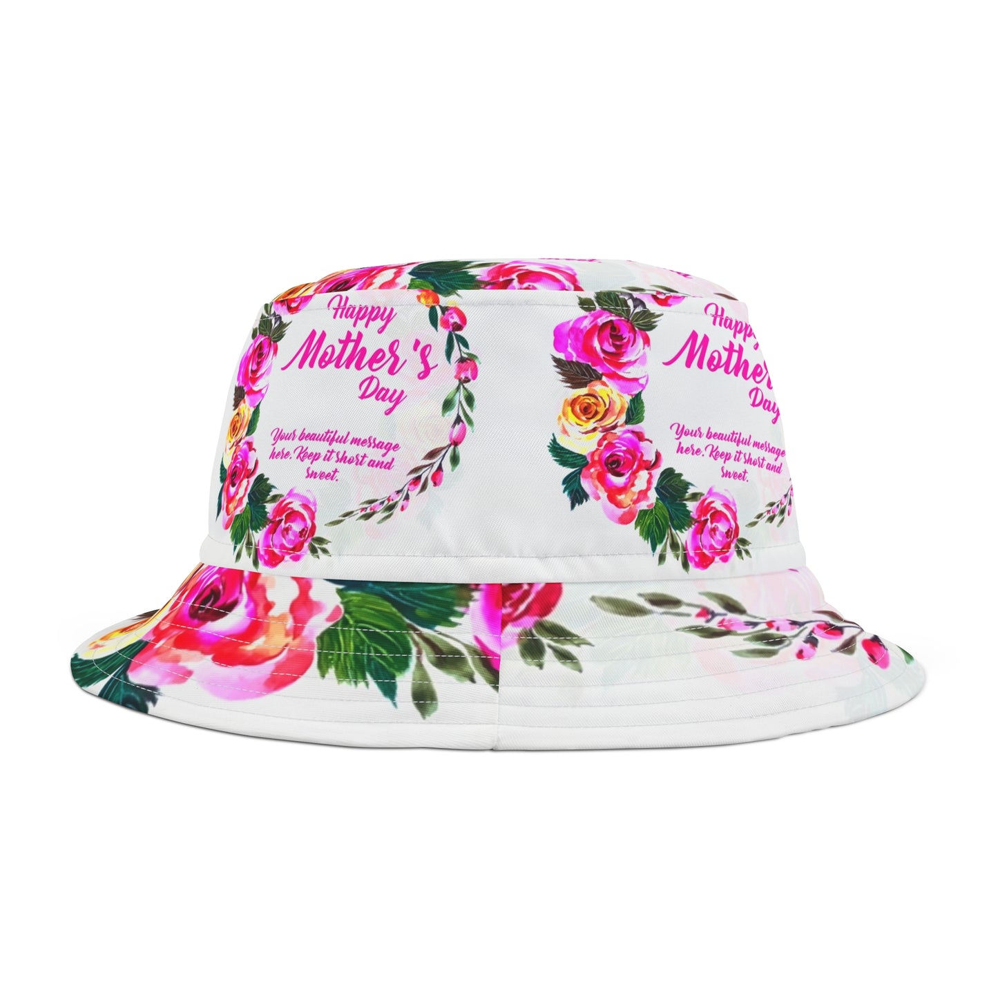 Designed By : Lucas Wear Mother's Day (Bucket Hat) (AOP)