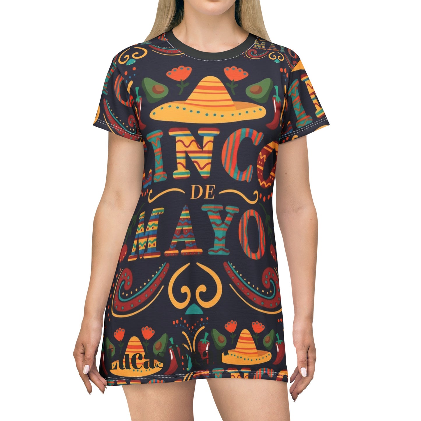 Designed By: Lucas Wear (T-Shirt Dress) (AOP)