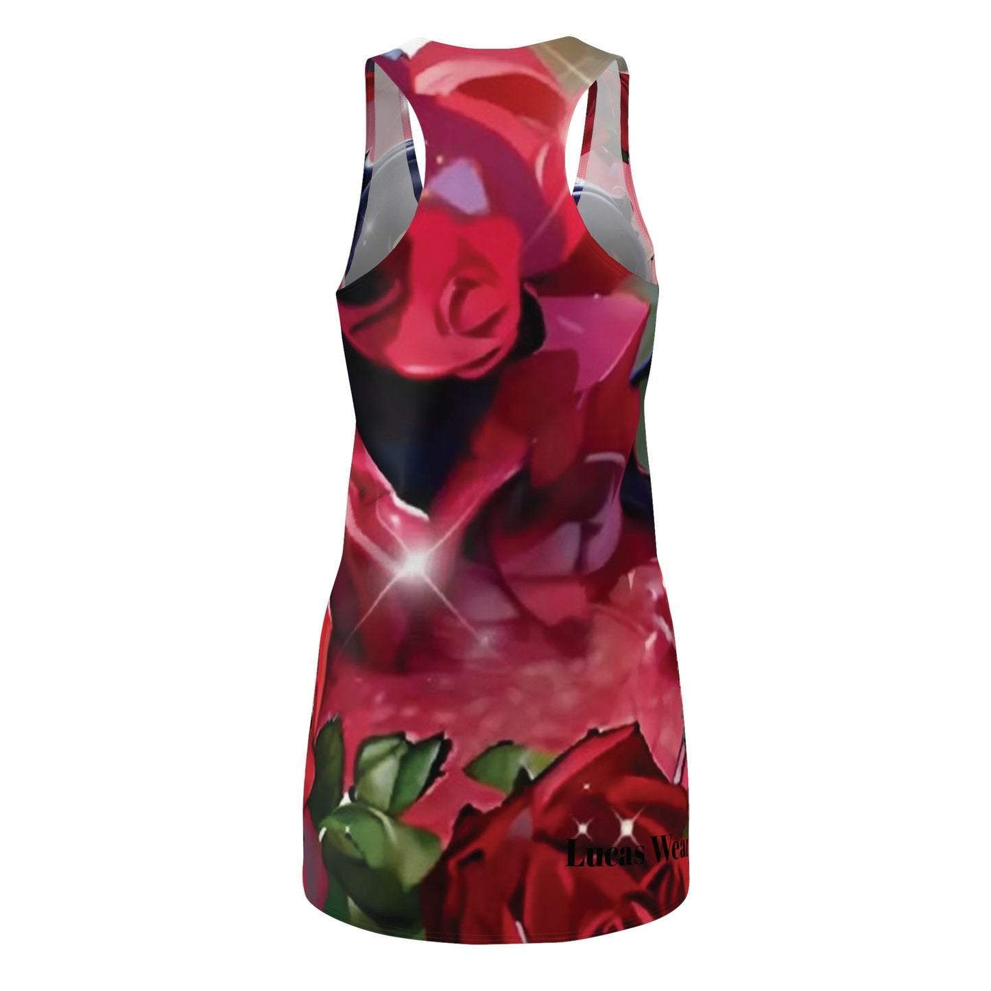 Designed By: Lucas Wear Clothing Women's Cut & Sew Racerback Dress (AOP)