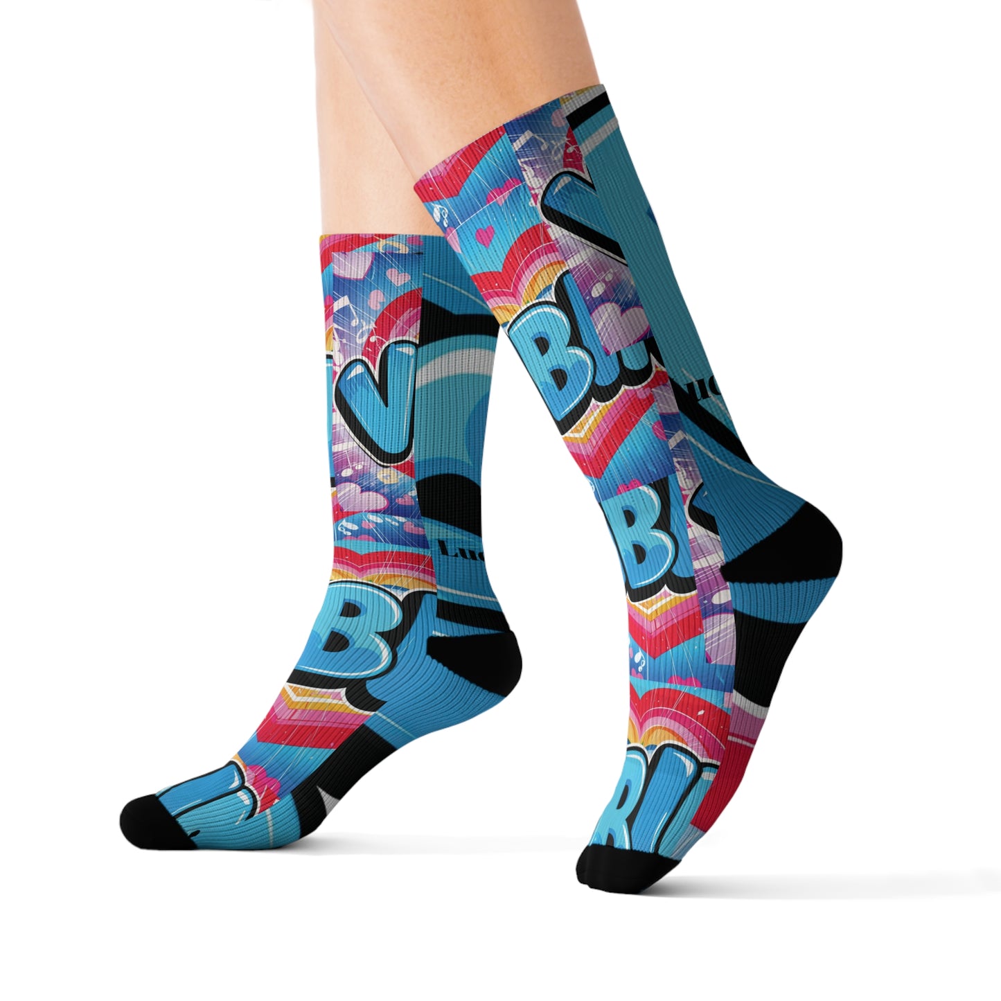 Lucas Wear New Releases Sublimation Socks
