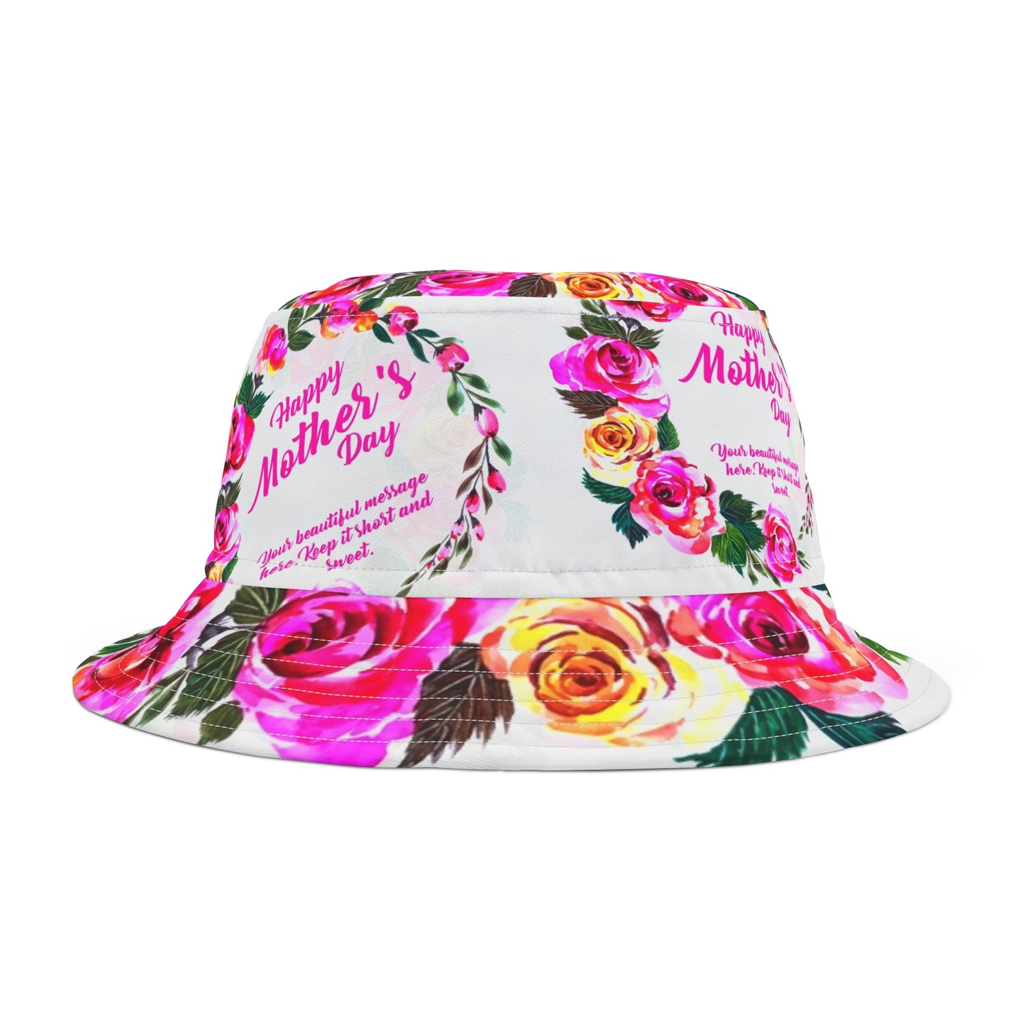 Designed By : Lucas Wear Mother's Day (Bucket Hat) (AOP)