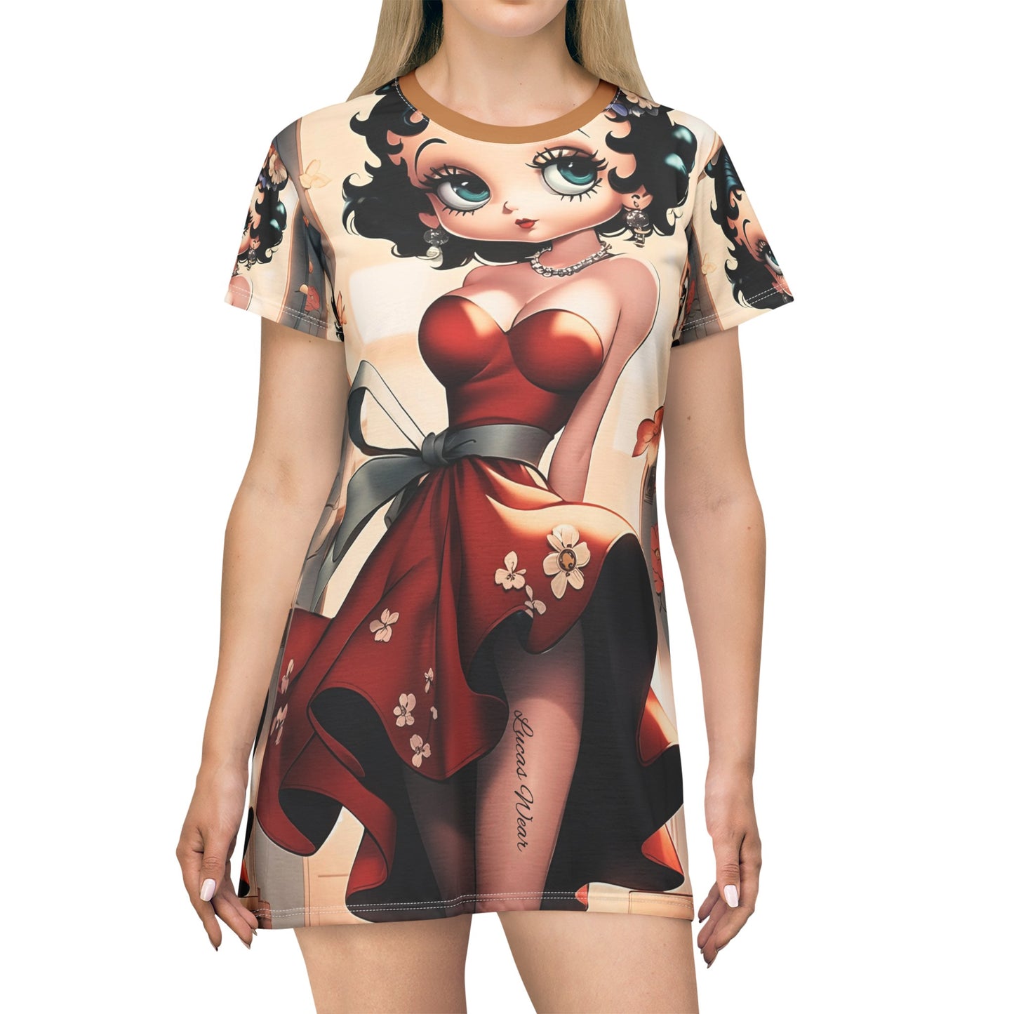 Design By: Lucas Wear Clothing T-Shirt Dress (AOP)