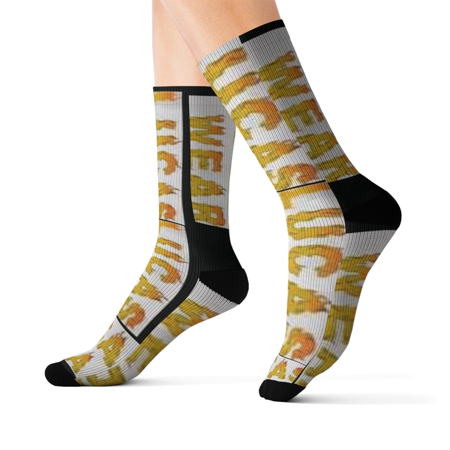 Designed By: Lucas Wear Flame Sublimation Socks