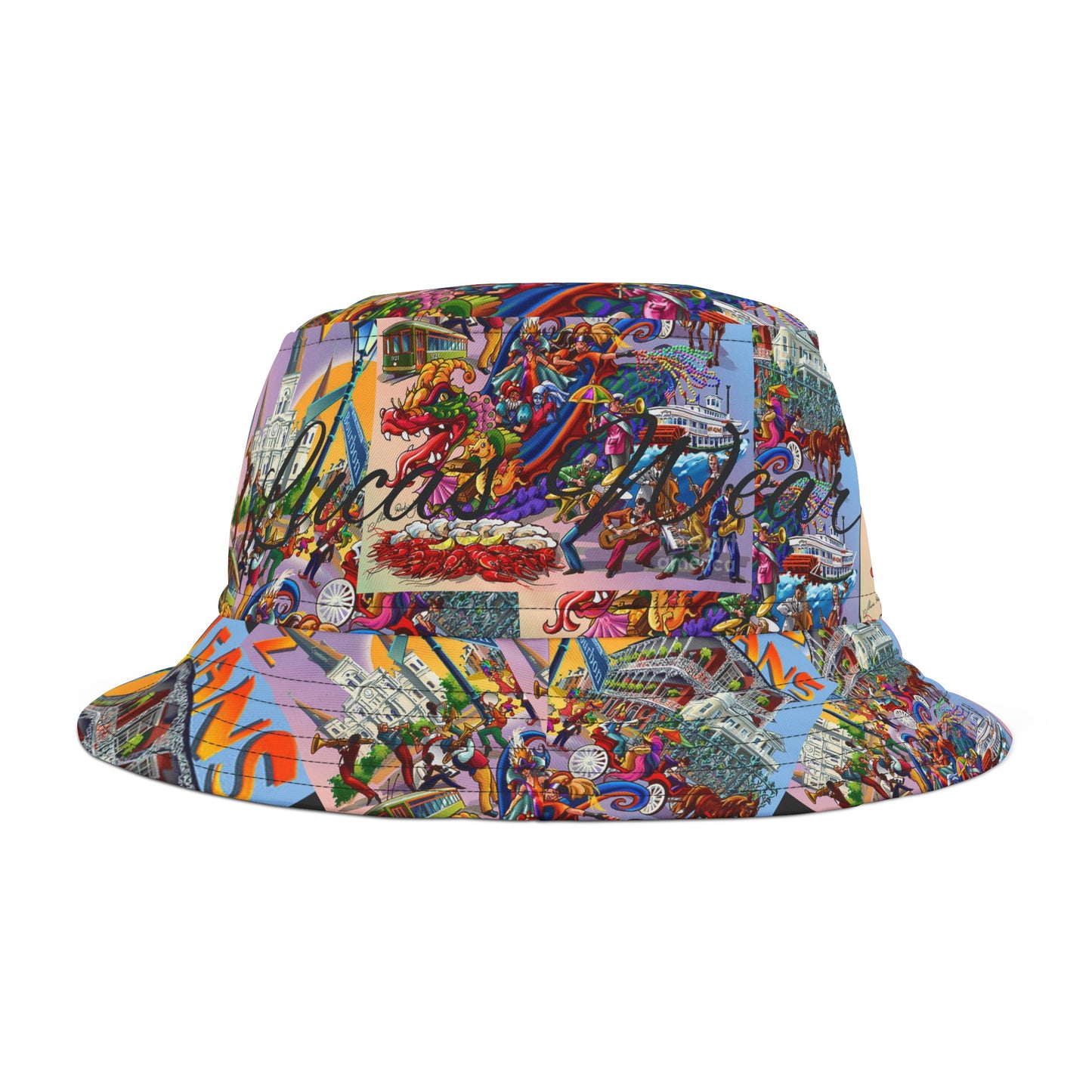 Designed By :Lucas Wear New Orleans(Bucket Hat) (AOP)