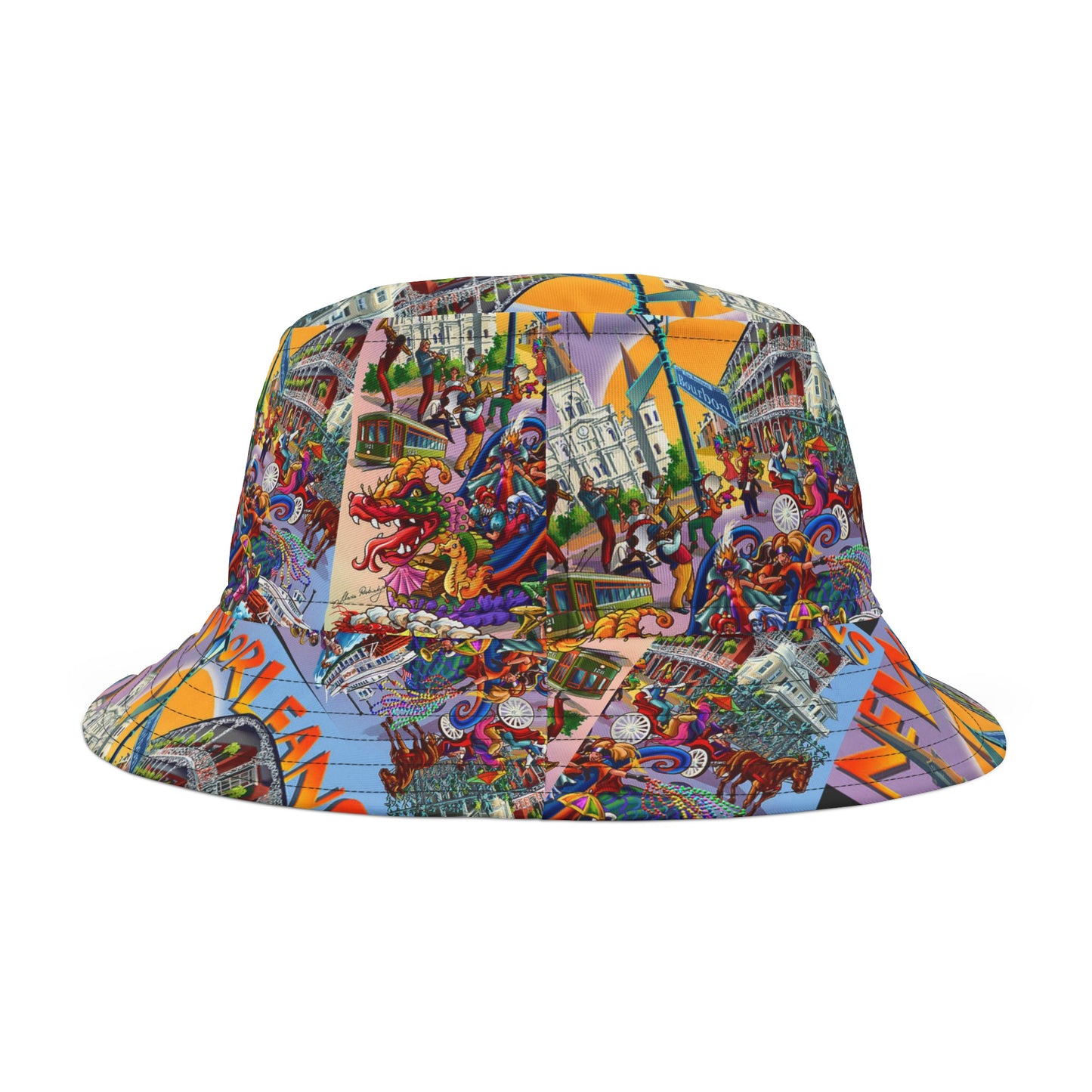 Designed By :Lucas Wear New Orleans(Bucket Hat) (AOP)