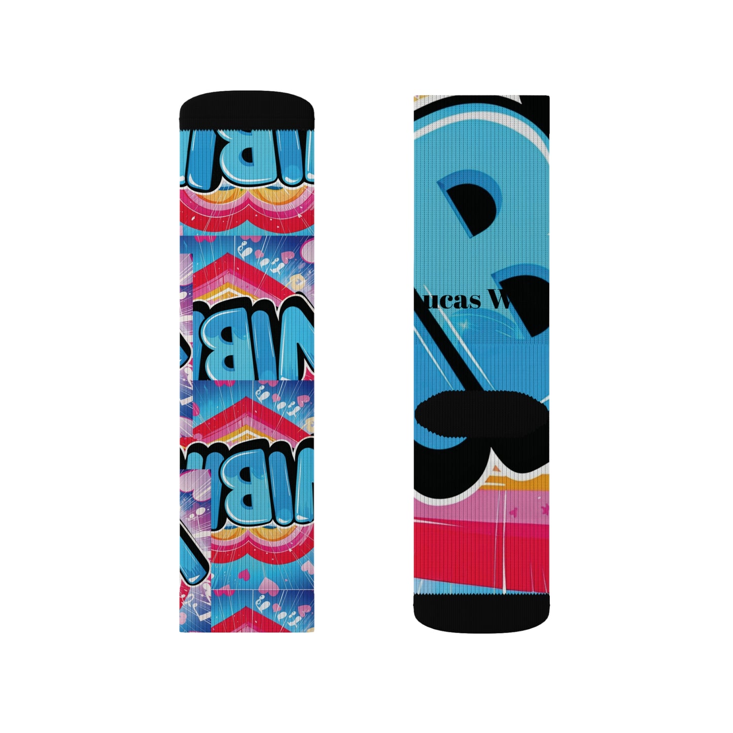 Lucas Wear New Releases Sublimation Socks